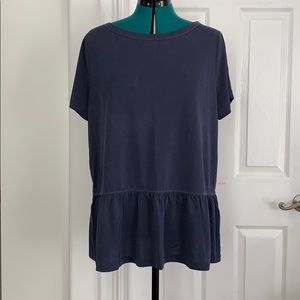 Banana Republic Peplum Shirt XL NWT